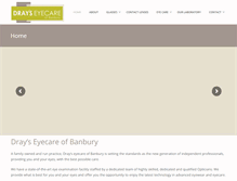 Tablet Screenshot of drays-eyecare.co.uk